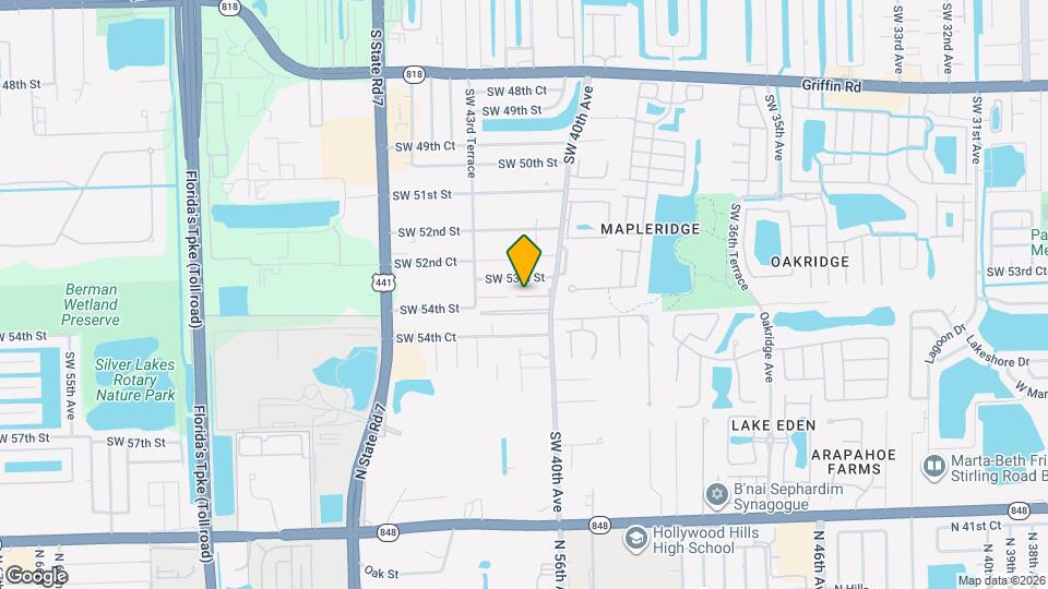 5337 SW 40th Ave Map and Location Details