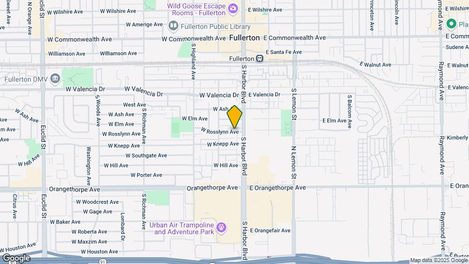 115 W Rosslynn Ave Map and Location Details