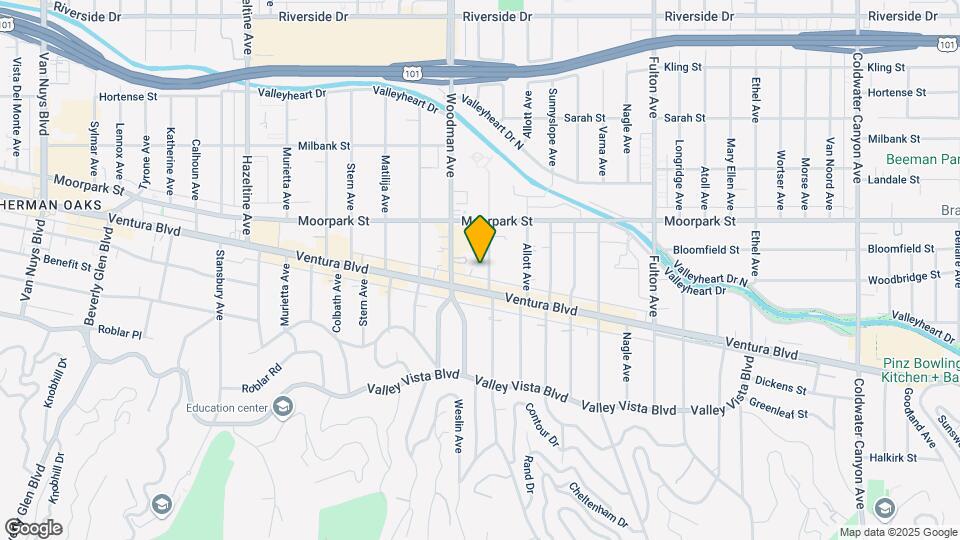 4323 Ventura Canyon Ave Map and Location Details
