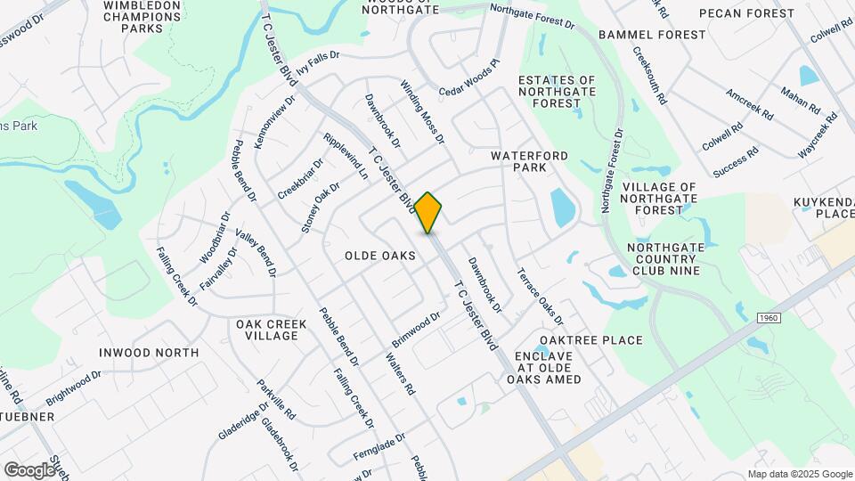 15315 T C Jester Blvd Map and Location Details