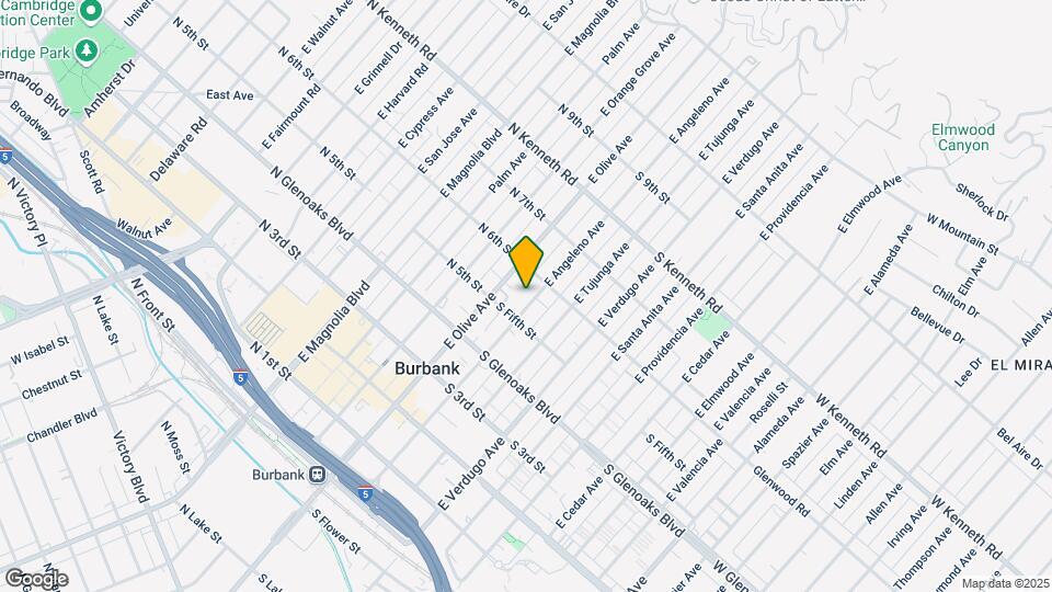 545 E Angeleno Ave Mapa y Detalles de la Ubicación