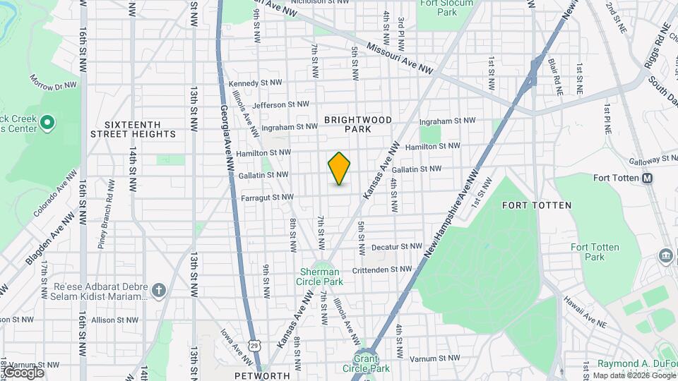 623 Farragut St NW Mapa y Detalles de la Ubicación