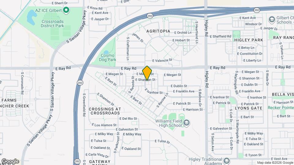 1699 S Constellation Way Map and Location Details