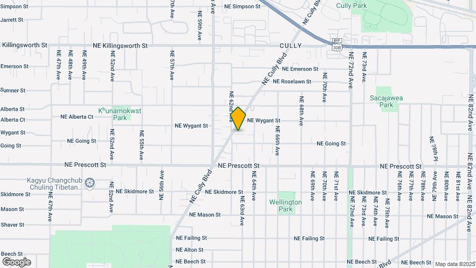 4702 NE Cully Blvd Map and Location Details