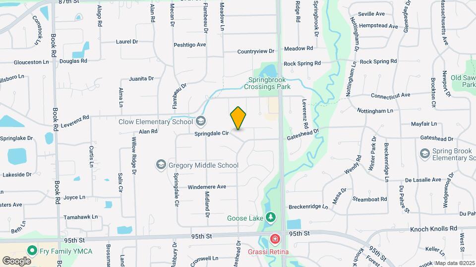 1221 Springdale Cir Map and Location Details