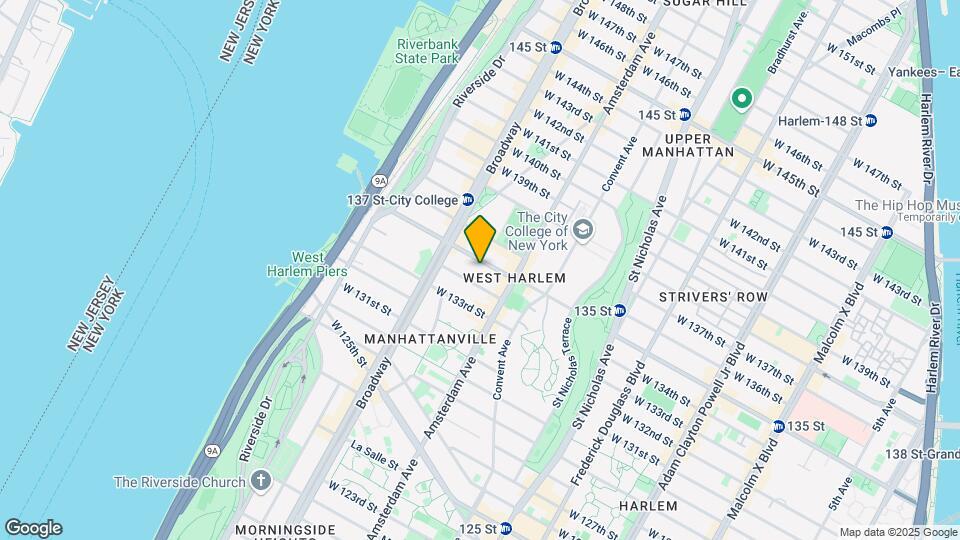 512 W 135th St Map and Location Details