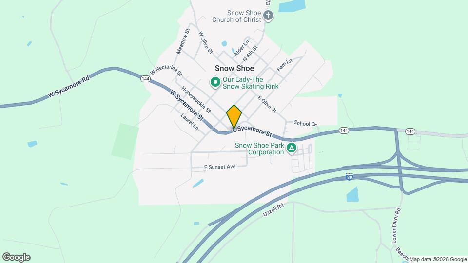 107 E Sycamore St Map and Location Details