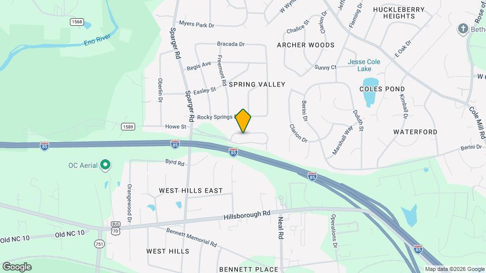 109 Sparger Springs Ln Map and Location Details