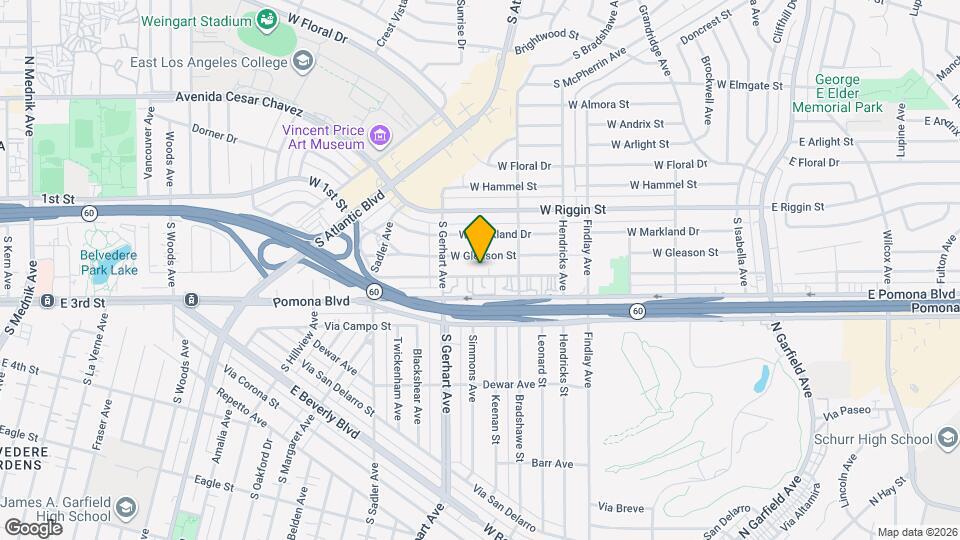 637 W Fernfield Dr Mapa y Detalles de la Ubicación