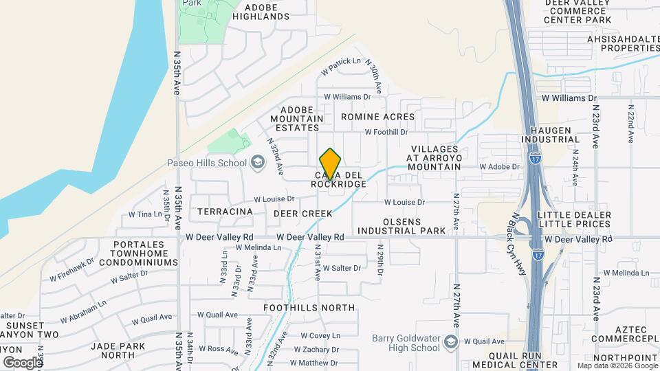 22031 N 30th Ln Map and Location Details