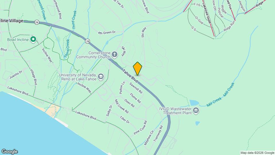 1029 Tomahawk Trl, Unit 1 Map and Location Details