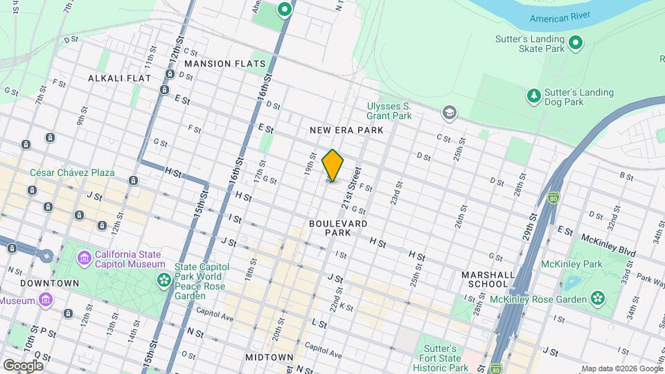 615 20th Street Mapa y Detalles de la Ubicación