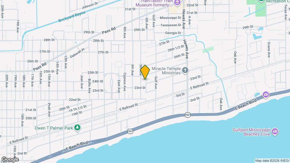 830 24th St Map and Location Details