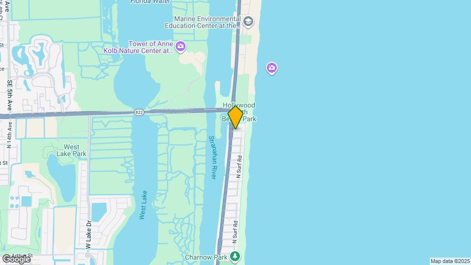 3415 N Ocean Dr Map and Location Details