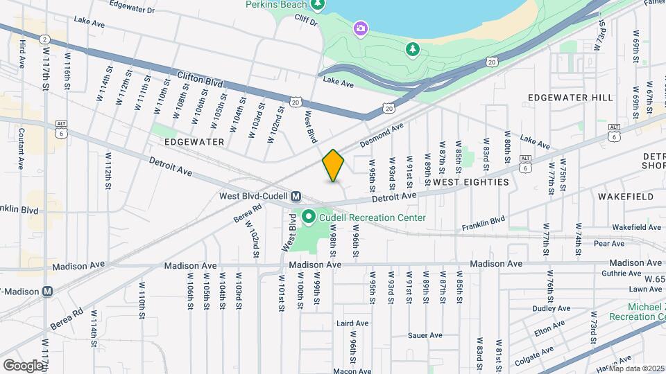 1368 West Blvd Mapa y Detalles de la Ubicación