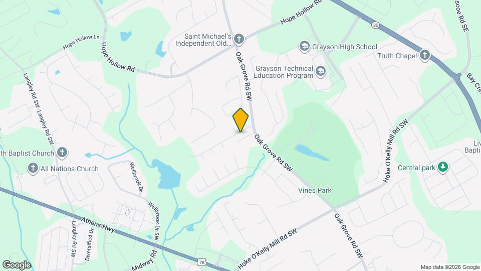 326 Henderson Lake Dr SW Map and Location Details