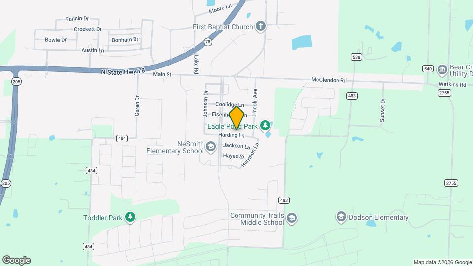 453 Harding Ln Map and Location Details