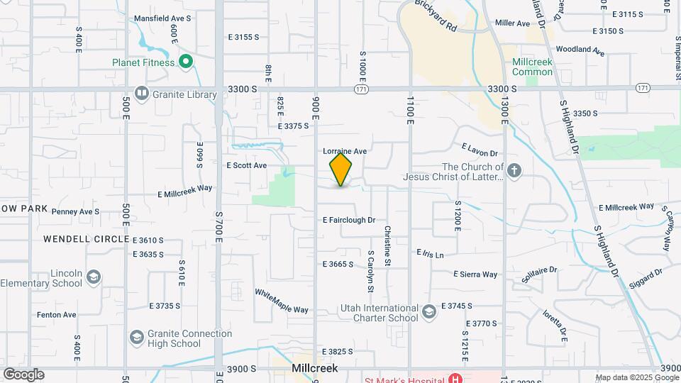 950 E Millcreek Way Map and Location Details
