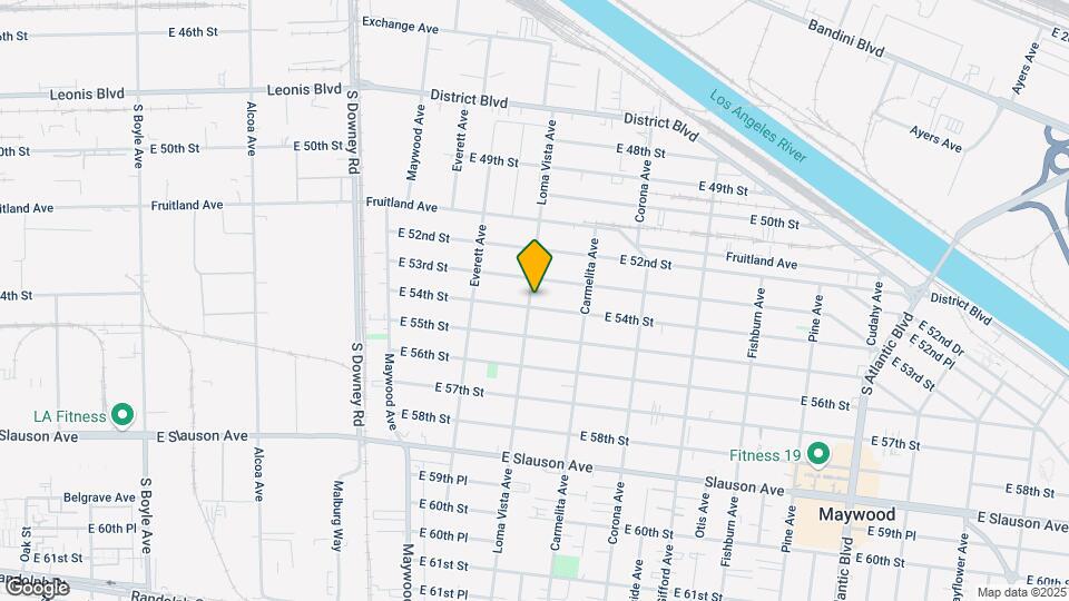 3703 E 54th St Map and Location Details