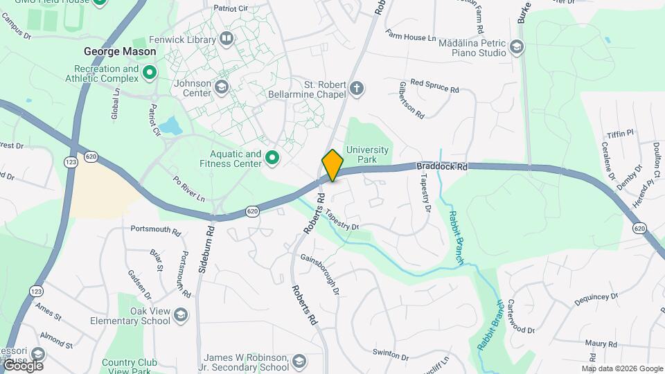 10271 Braddock Rd Map and Location Details