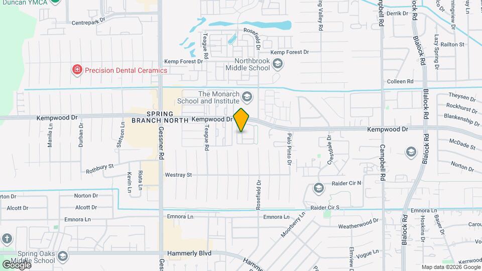 2715 Shadybrook Meadow Dr Map and Location Details