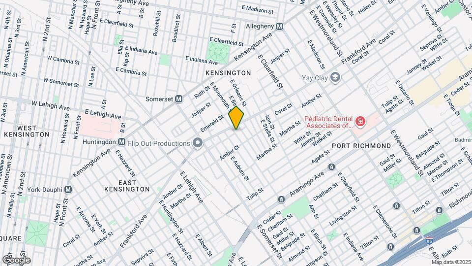 2047 E Cambria St Map and Location Details