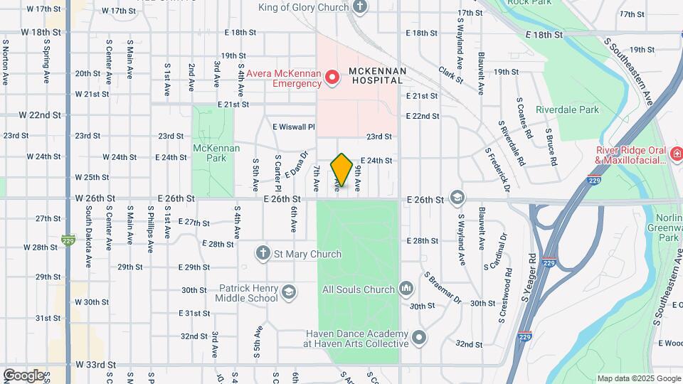 1724 S 8th Ave Map and Location Details