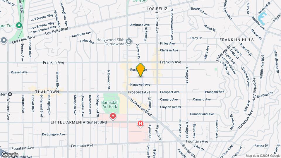 4608 Melbourne Ave Map and Location Details