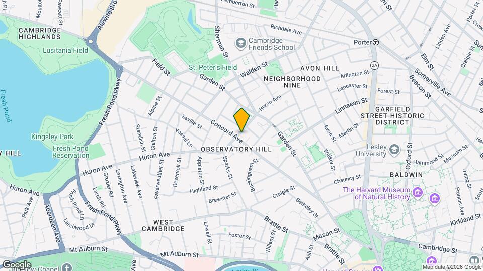 150-152 Huron Ave Map and Location Details