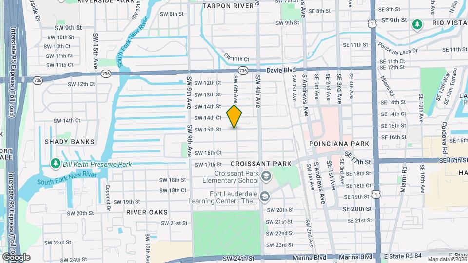 600 SW 15th St, Unit Ross Duplex Map and Location Details