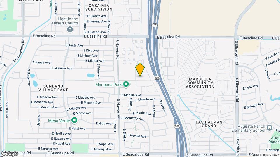 8532 E Desert Ln Mapa y Detalles de la Ubicación