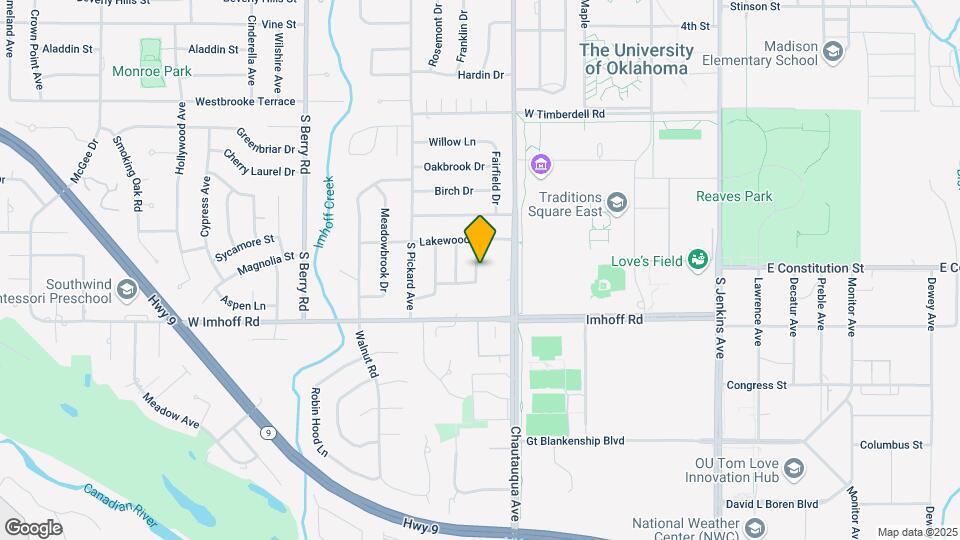 2725 Fairfield Dr Map and Location Details