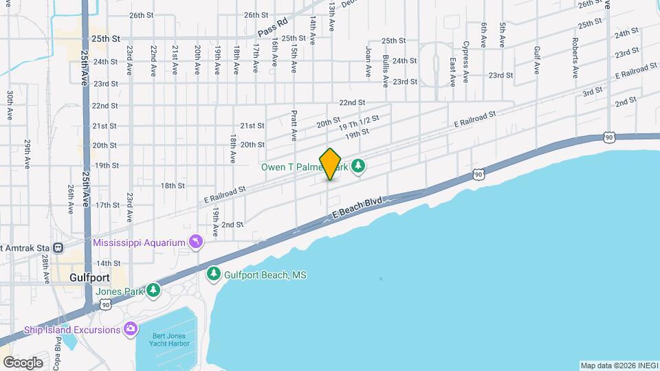 1610 Thornton Ave Mapa y Detalles de la Ubicación