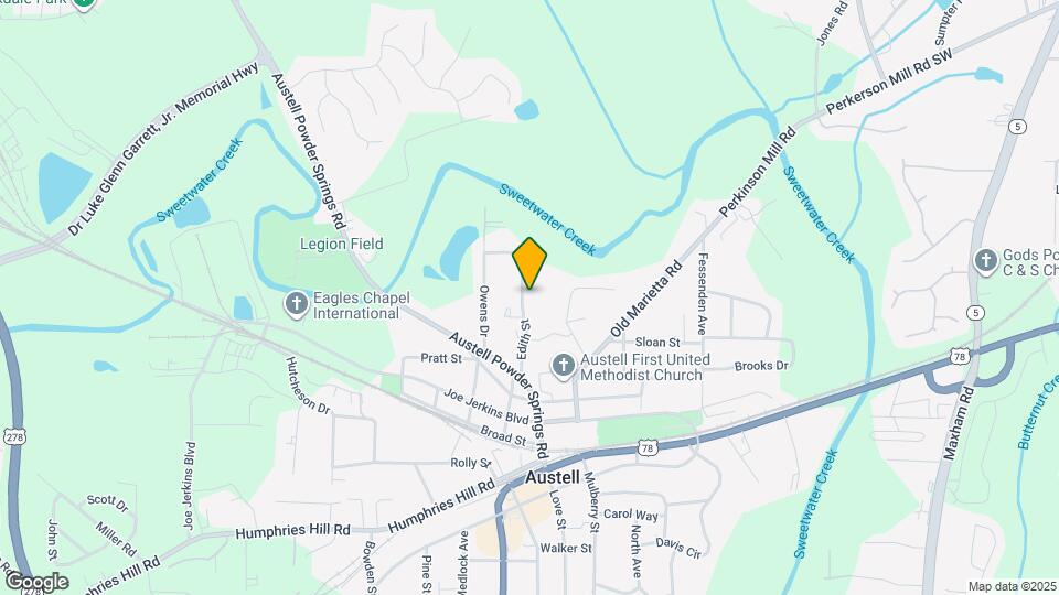 5595 Edith St Map and Location Details