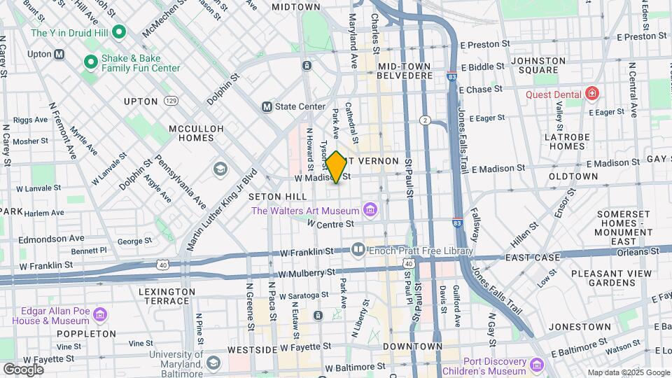 706 Park Ave Map and Location Details