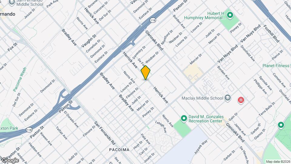 13102 Filmore St Map and Location Details