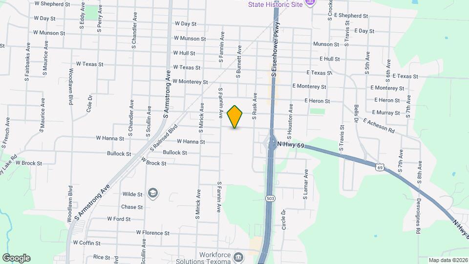 400 W Acheson St Map and Location Details