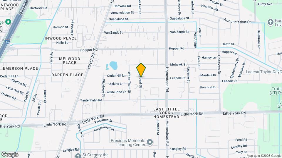 5800 Leedale St Mapa y Detalles de la Ubicación