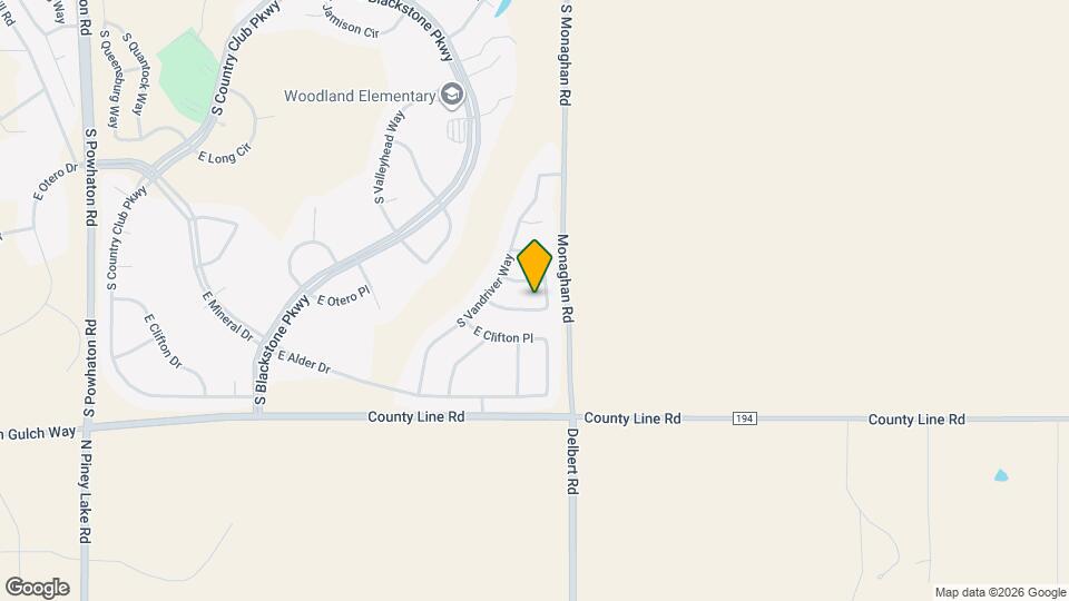 28011 E Otero Pl, Unit Basement Apartment Mapa y Detalles de la Ubicación