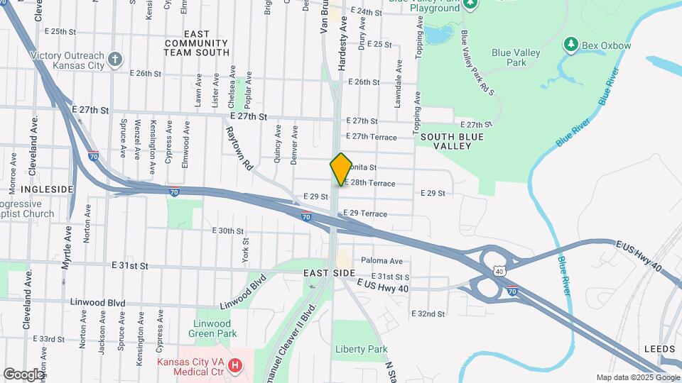 2857 Van Brunt Blvd Map and Location Details