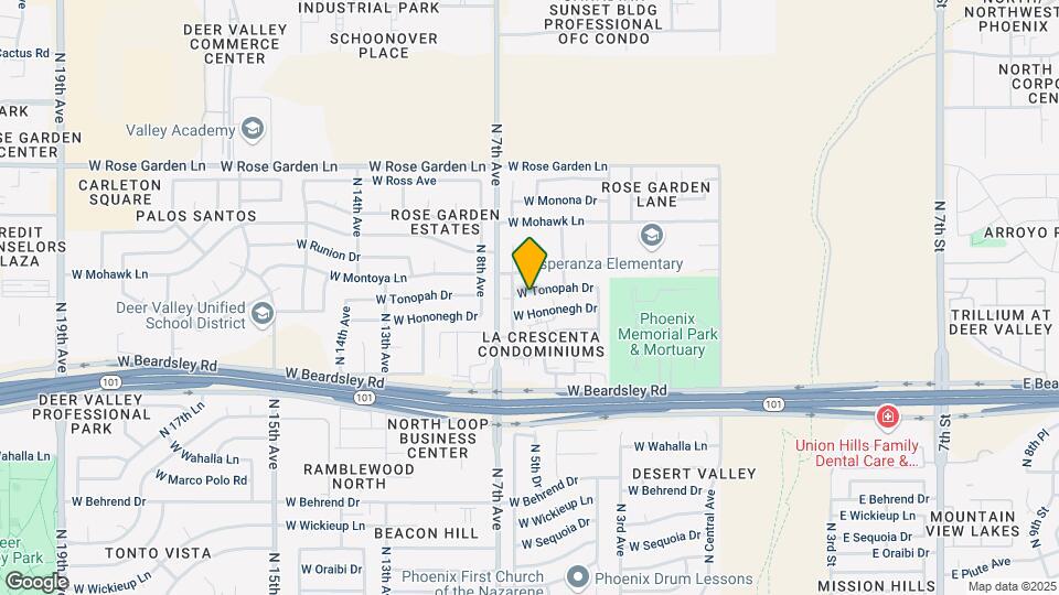 601 W Tonopah Dr Map and Location Details