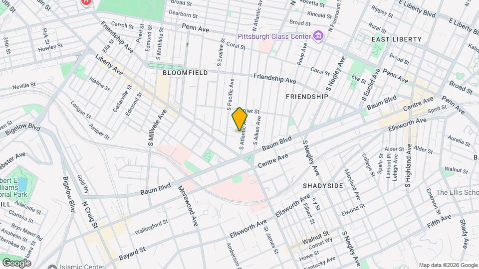 454 S Atlantic Ave Map and Location Details