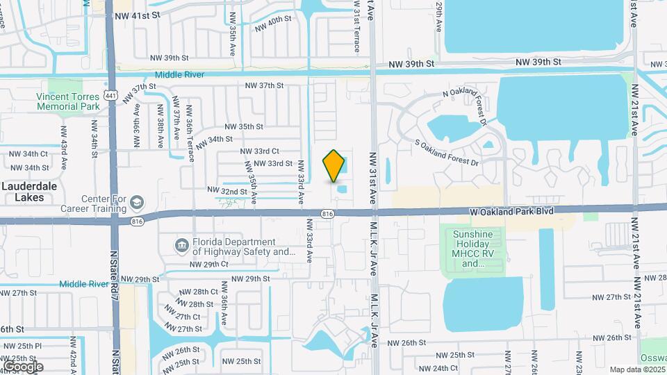 3220 NW 32nd Terrace Map and Location Details