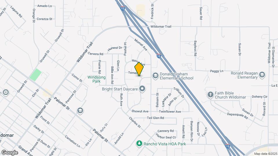 22895 Temet St Map and Location Details