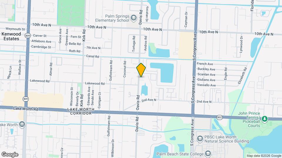 3686 Davis Rd Map and Location Details