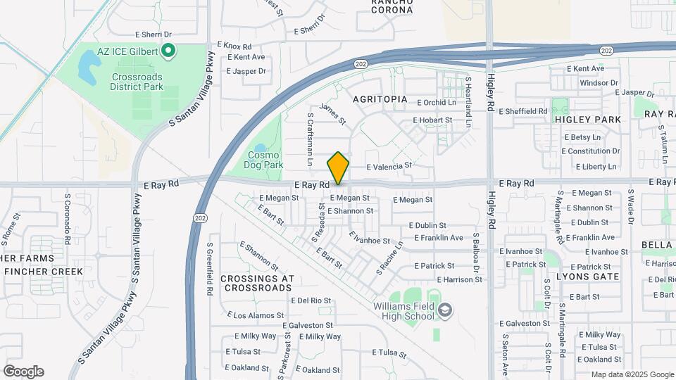 2768 E Megan St Map and Location Details