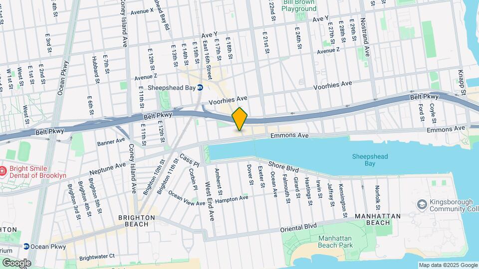 1725 Emmons Ave Mapa y Detalles de la Ubicación