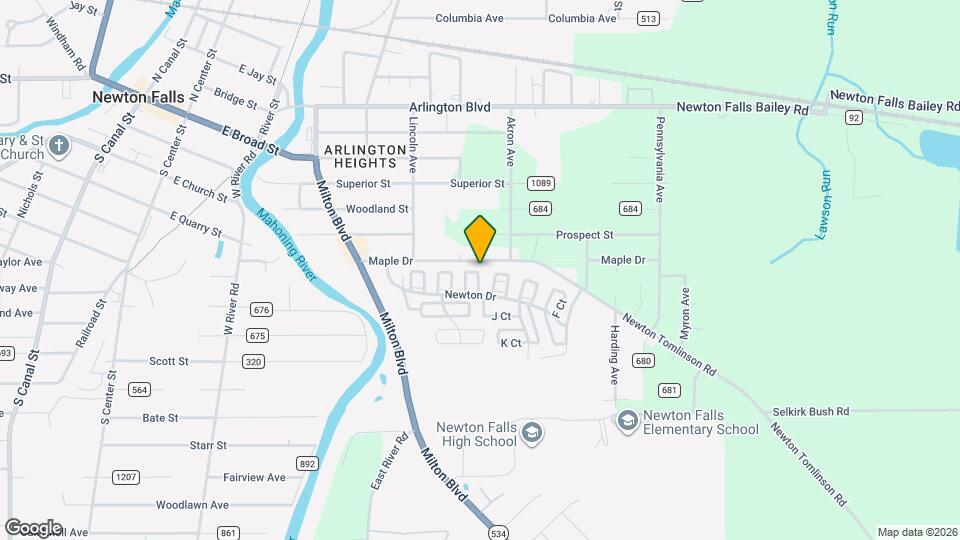 414 Maple Dr, Unit B Map and Location Details