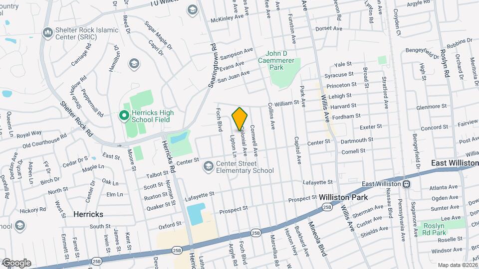 222 Colonial Ave Map and Location Details