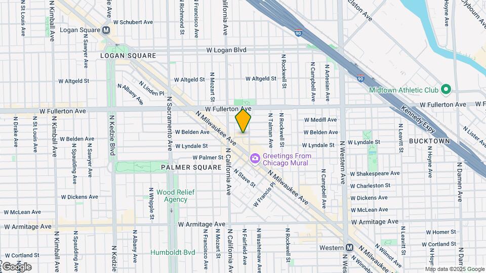2730 W Belden Ave Map and Location Details